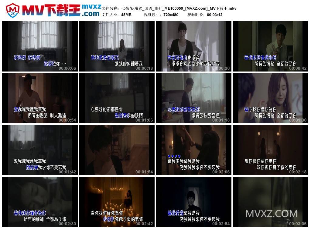 七朵花-魔咒_国语_流行_ME100050